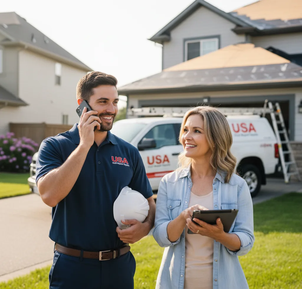 USA Roof Repair Experts customer support in Pikesville